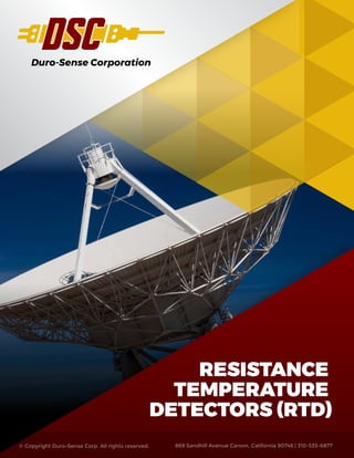 Duro-Sense Temperature Sensor Catalog | PDF