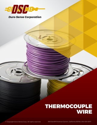 Duro-Sense Temperature Sensor Catalog | PDF