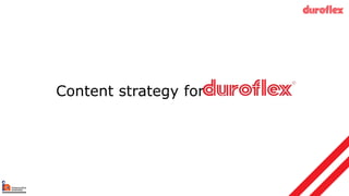 Content strategy for
 
