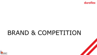 BRAND & COMPETITION
 