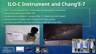 ILOA Hawai'i Moon Missions, Astronomy from the Moon and MMMO program | PPTX
