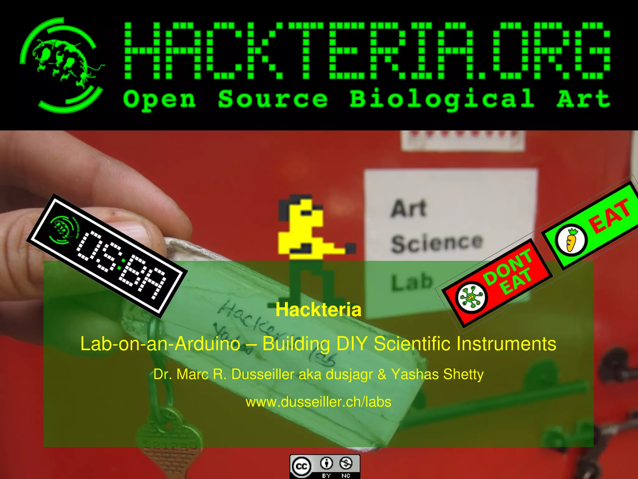 DIY Laboratory Equipment - Arduino Day 2015 | PPT