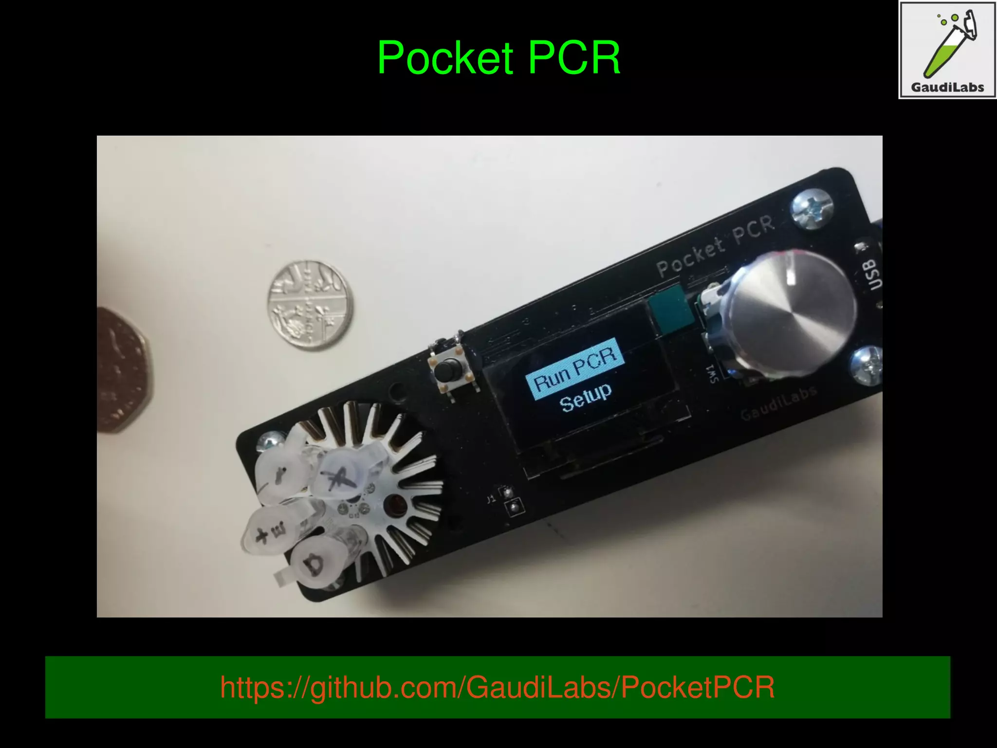    
Pocket PCR
https://github.com/GaudiLabs/PocketPCR
 