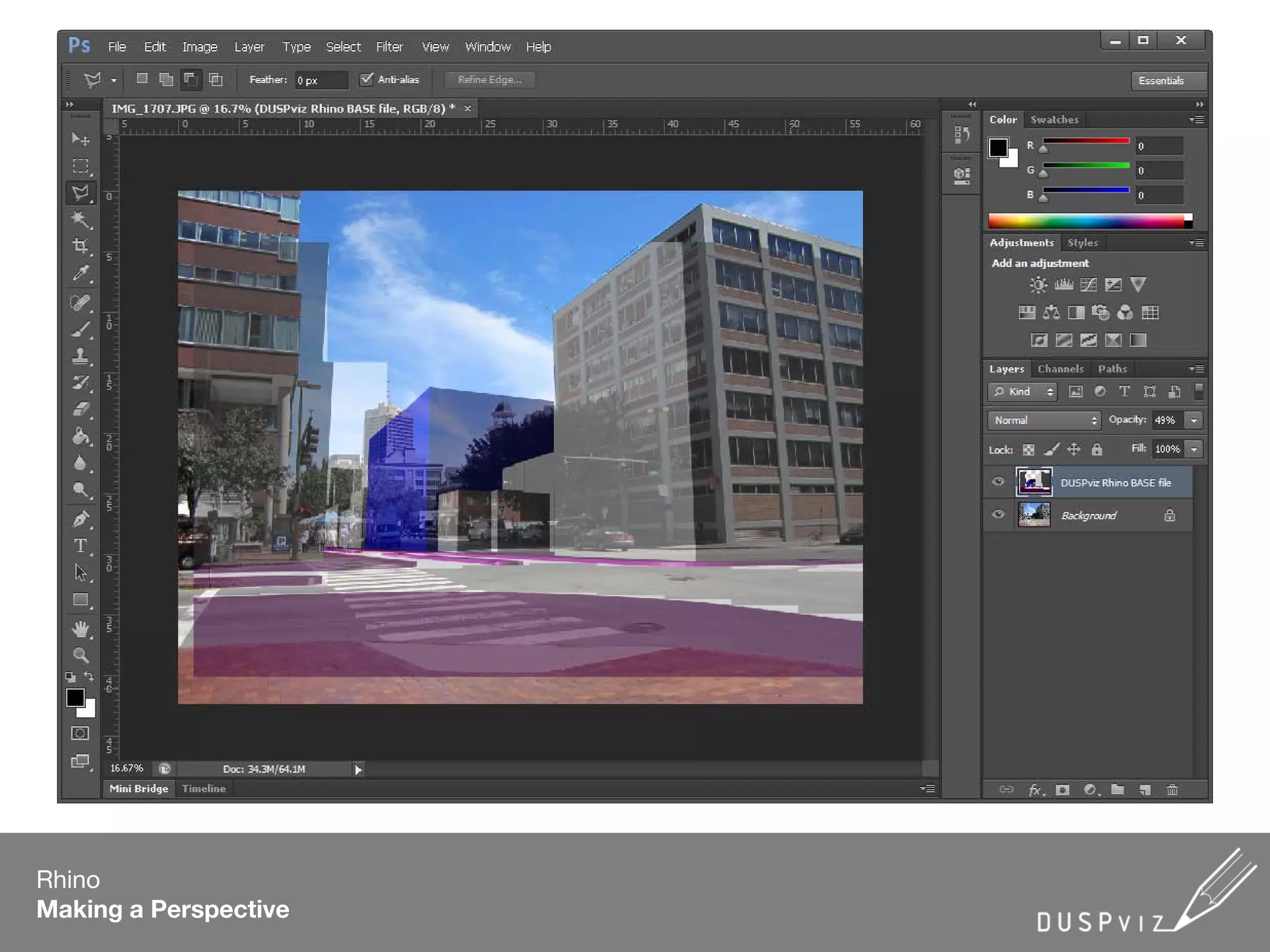 Rhino
Making a Perspective
 