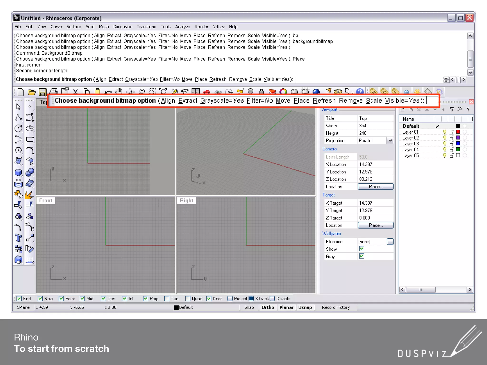Rhino
To start from scratch
 