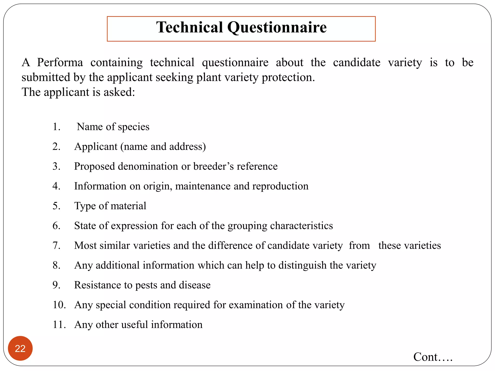 Dus Testing DUS Test Guidelines for Maize | PPTX