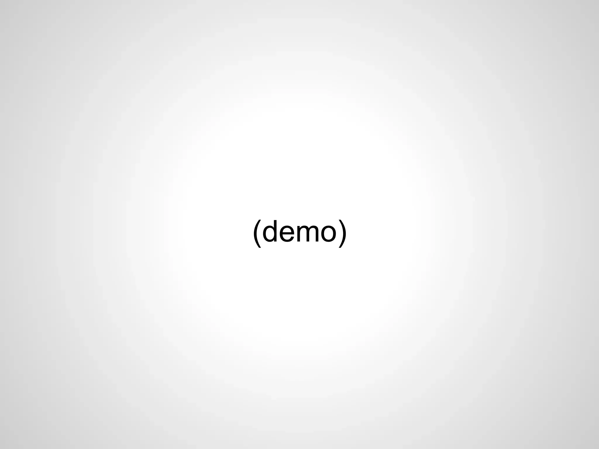(demo)
 