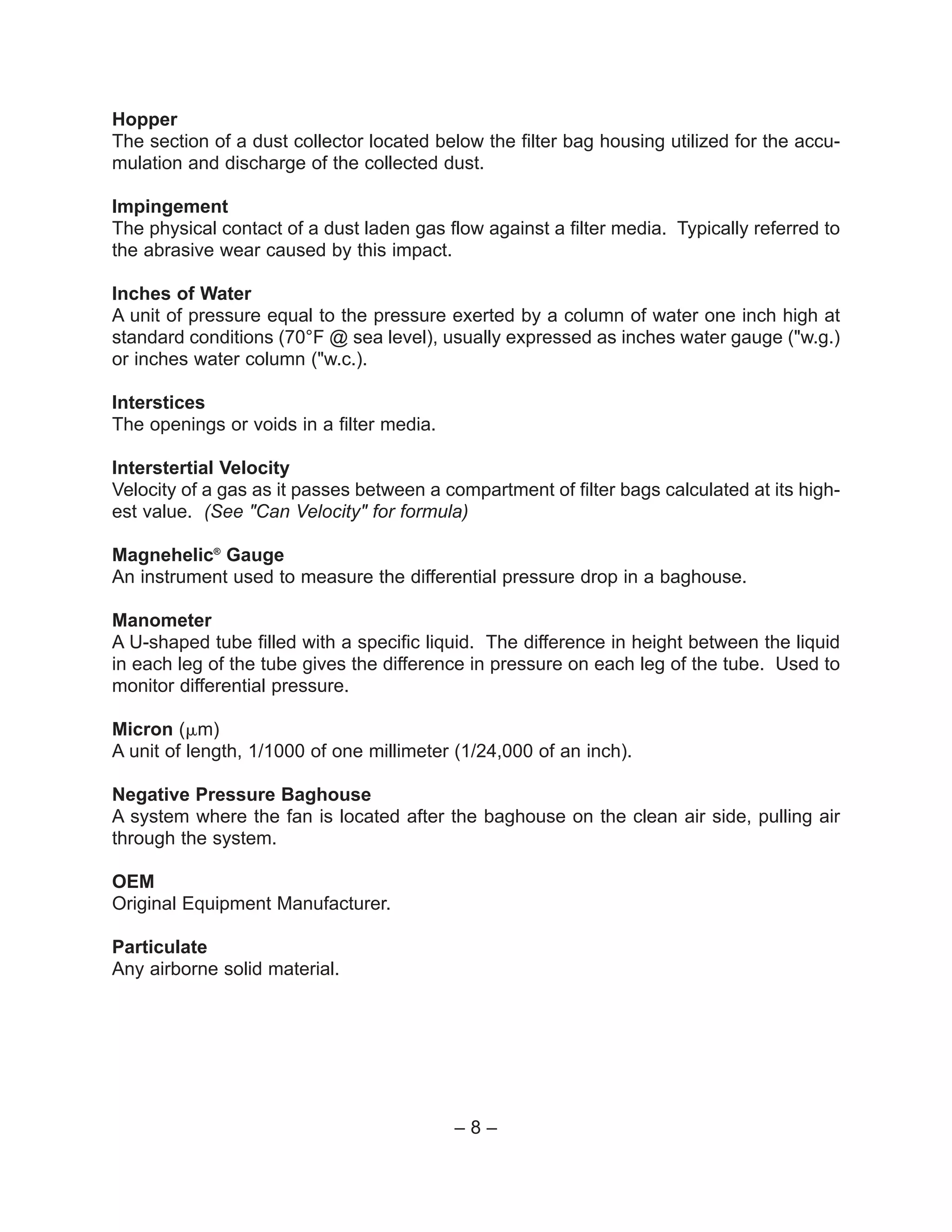 Dust collection maintenance | PDF
