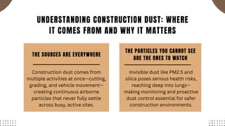 Dust Control Products as a Safety System Visibility, Air Quality, and ...