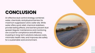 Dust Control Solutions for Construction Sites What Works Best | PDF