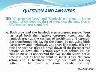 Dust of snow | PPTX