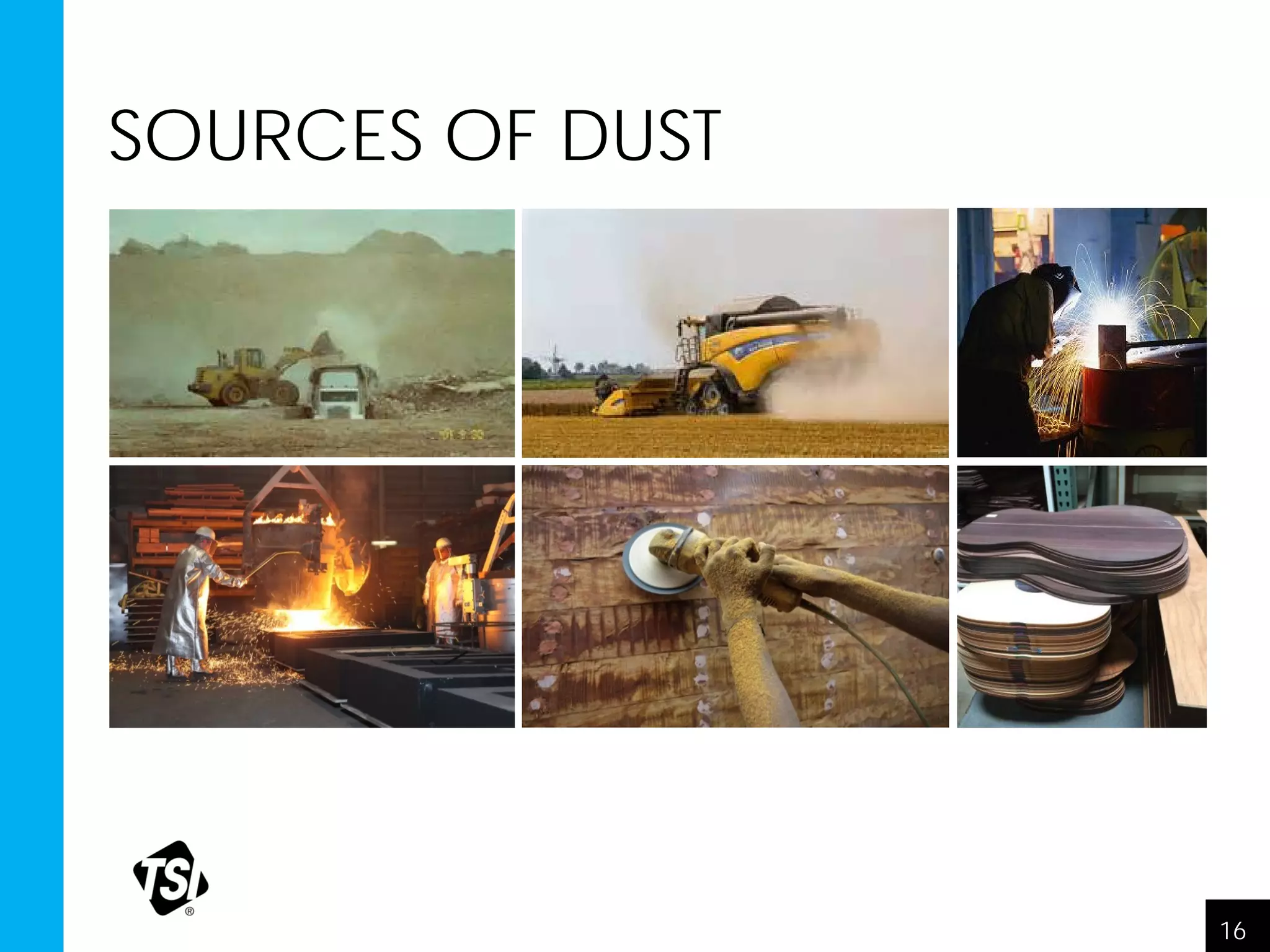 16
SOURCES OF DUST
 