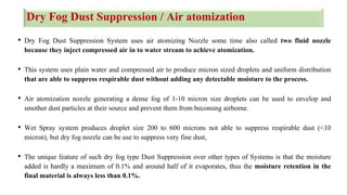 Dust suppresion system | PDF