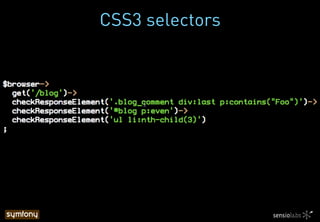 CSS3 selectors
 