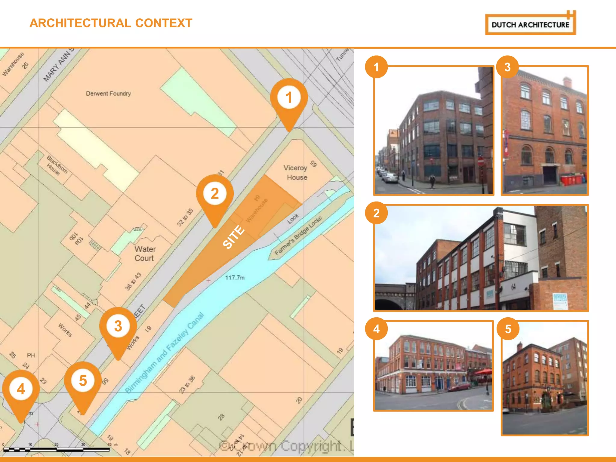 ARCHITECTURAL CONTEXT
1
1 3
2
4 5
2
3
4
5
 