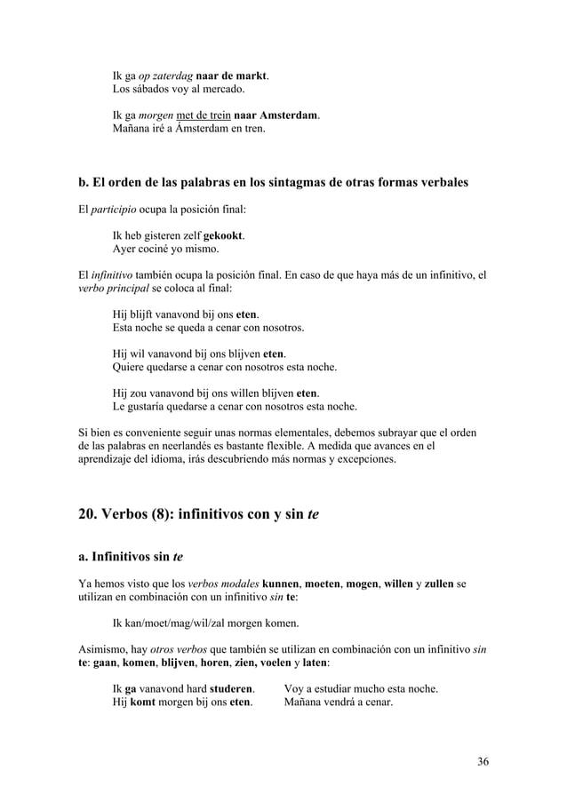 Gramatica DutchSpanish,Español Holandes, NederlandsSpaans