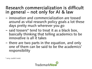 How to do things with AI & law research