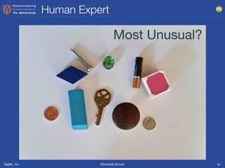 BigML, Inc #DutchMLSchool
Human Expert
61
Most Unusual?
 