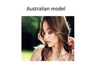 Australian model
 