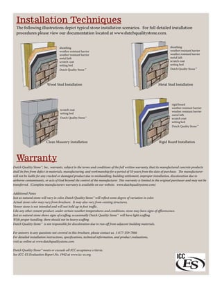 Dutch Quaility Stone 2013 Catalog