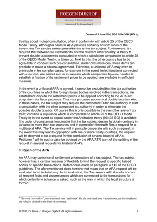 Dutch ruling practice | PDF