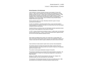 Dutch Schools Analysis | PDF