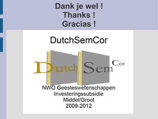 Dank je wel !
Thanks !
Gracias !
 