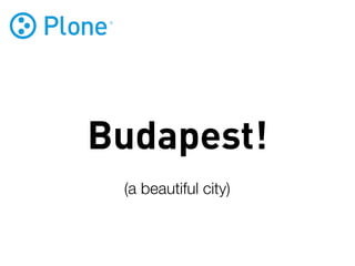 Budapest!
 (a beautiful city)
 