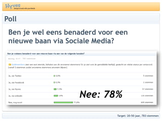 Recruitment in social media