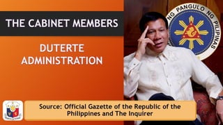 Duterte cabinet secretary