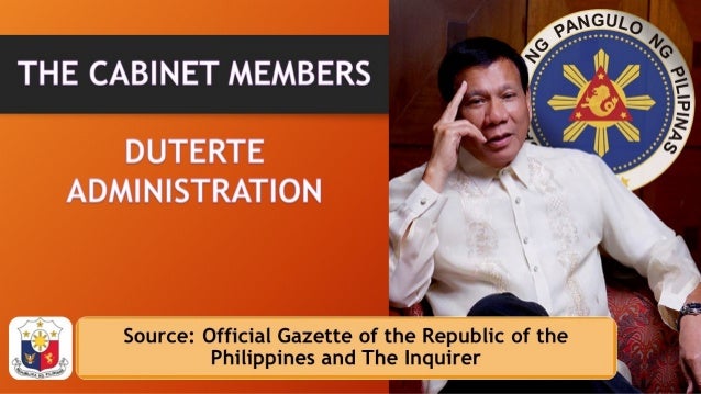 Duterte Cabinet Secretary