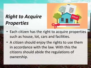 Rights and Responsibilities of a Filipino | PPTX