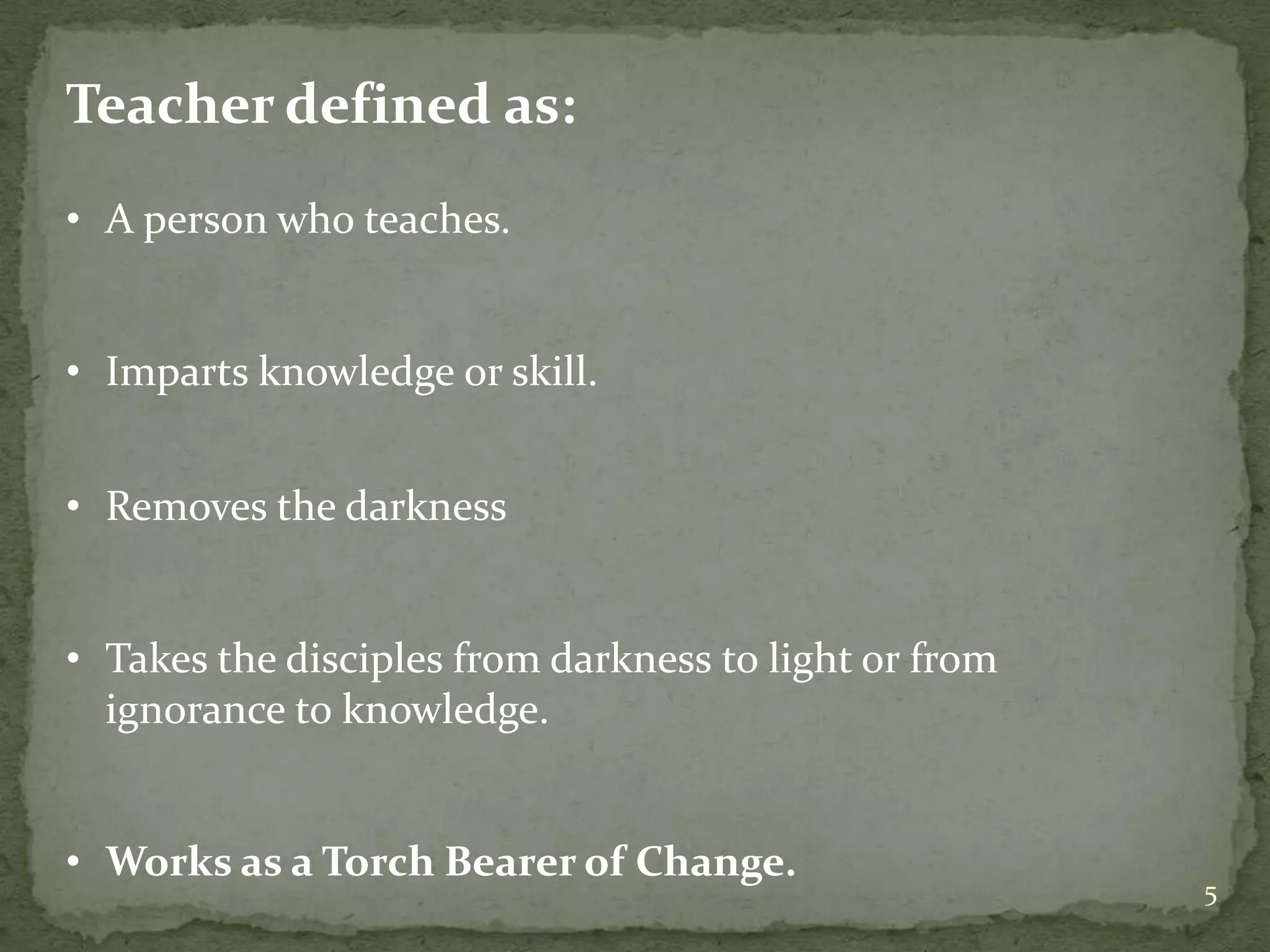 Duties and responsibilities of a teacher | PPTX