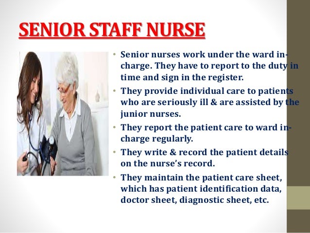 duties and responsibilities of the nursing personnel duty nurse