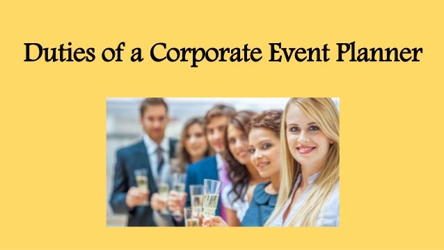 duties of an event planner