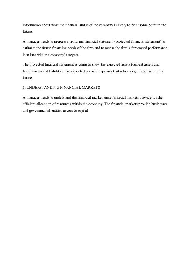 duties of a finance manager duties of finance manager