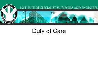 Duty of Care 