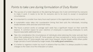 Duty roster | PDF