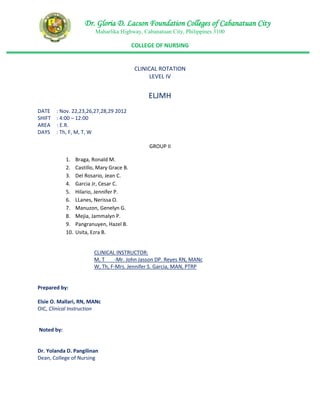 Duty rotation | DOCX