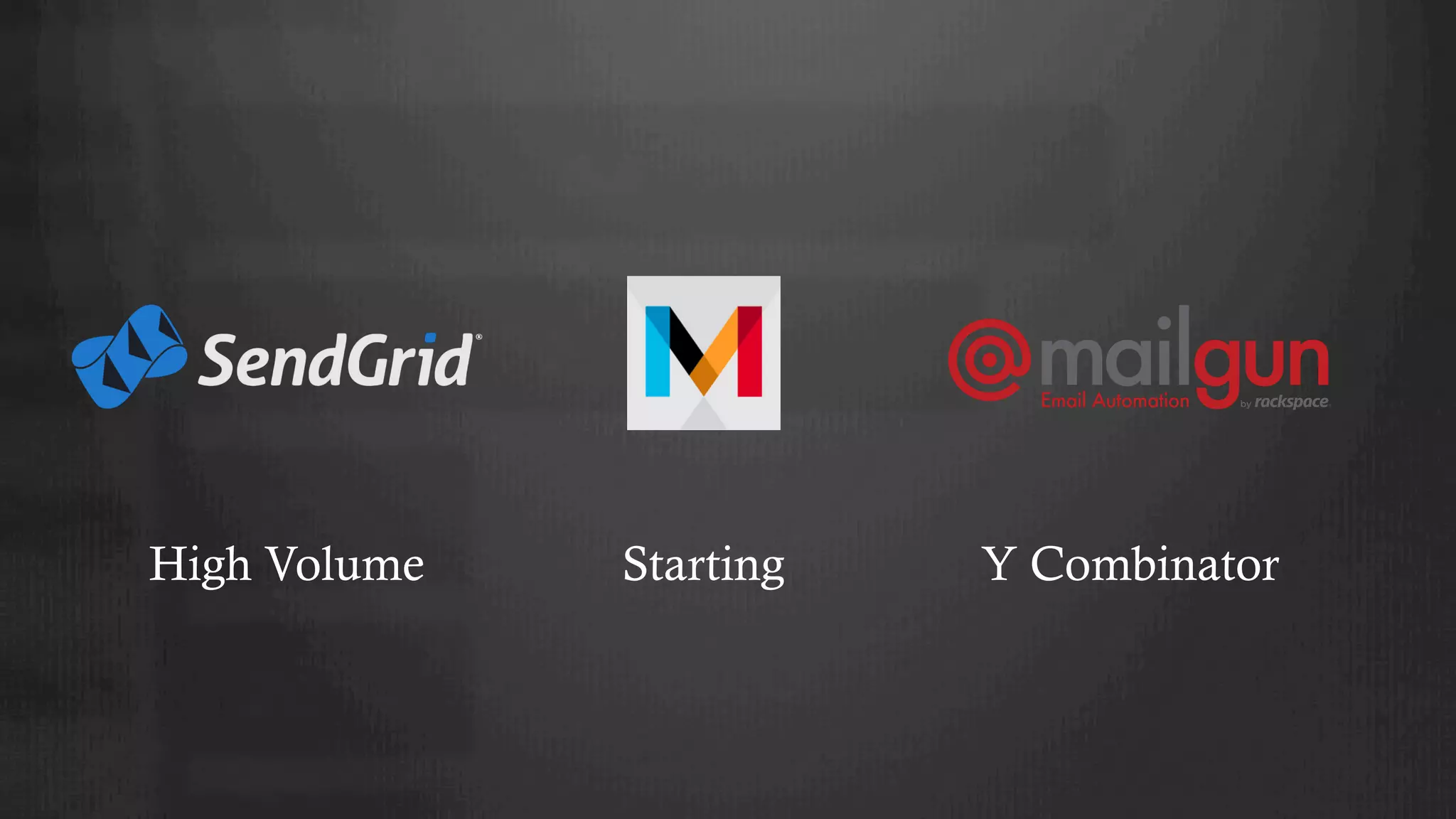 High Volume Starting Y Combinator
 