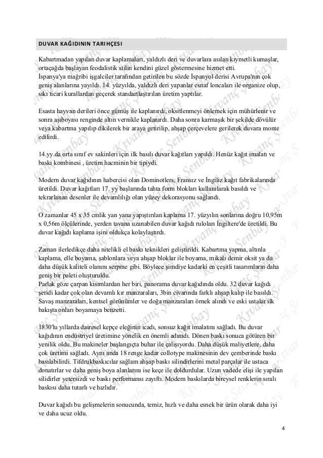 Duvar Kağıdı El Kitabı