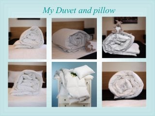 My Duvet and pillow

 
