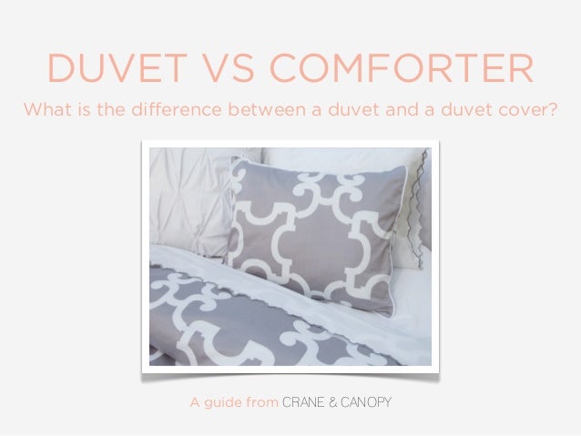 Duvet Vs Comforter