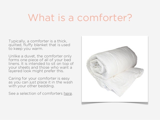 Duvet Vs Comforter