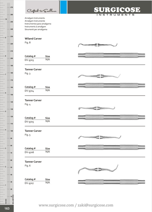 DENTAL RESTORATIVE INSTRUMENTS