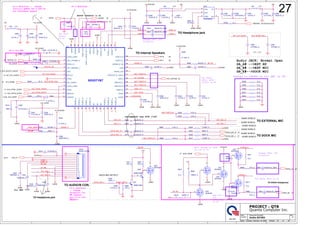 A
A
B
B
C
C
D
D
E
E
1 1
SA_B#
EARP_L
SA_A#
EARP_R
JACK_SEN#
SB_E#
EARP_R
EARP_L
SA_B#
EXT_MIC_R
MIC1-VREFO-B
ACZ_SDIN0_ADC
DOCK_MIC_R1
EARPO_R
DOCK_MIC_L1
EARPO_L
EXT_MIC_L
EXT_MIC_L
EXT_MIC_R
MIC1-VREFO-E
MIC1-VREFO-E
SB_E#
DOCK_MIC_L DKMIC_SEN
IDT_GPIO3#
+4.75VAVDD
ACZ_SDIN0_ADC
BIT_CLK_AUDIO
ACZ_RST#_AUDIO
MIC1_L1
MIC1-VREFO-B
MIC1_R1
SENSE_A
ACZ_SYNC_AUDIO
CDC_AVSS
SENSE_B
MIC1-VREFO-C
DIGITAL_D2
BIT_CLK_AUDIO
VREF_FLT
EARPO_R
EARPO_L
SA_A#
ACZ_SDOUT_AUDIO3
ACZ_SDIN013
ACZ_SYNC_AUDIO13
SPDIF37
DOCK_MIC_L 37
DOCK_MIC_R 37
DIGITAL_CLK 30
ACZ_SPKR13,28
CIR_IN35,37
MAINON 20,35,39,42,43,44
DIGITAL_D130 HP-L 28
BIT_CLK_AUDIO13
ACZ_RST#_AUDIO13
IDT_GPIO3# 28
EAPD# 28
HP-R 28
JACK_SEN#37
RSPK_DK 37
LSPK_DK 37
AGND
+5V+4.75VAVDD
+3V
AGND
AGND
+3V_DVDD
+3V_DVDD
+3V_DVDD
AGND
+4.75VAVDD
AGND
AGND AGND
AGND
+4.75VAVDD
+4.75VAVDD
AGND
AGND
+5VPCU
AGND
AGND
AGND
AGND AGND
+3V_DVDD
AGND
AGND AGND
AGND AGND
+5V
AGND
AGND
AGND
AGND
AGND
+5V
+12VALW
AGND
AGND
AGND
AGND
+3V
AGND
+3V
AGND
Size Document Number Rev
Date: Sheet of
Quanta Computer Inc.
PROJECT : QT8
NB5/RD5
Azalia AD1883 1ACustom
27 45Tuesday, February 19, 2008
TO AUDIO/B CON.
27
TO DOCK MIC
TO Internal Speakers
TO EXTERNAL MIC
TO Headphone jack
recommand use X7R /10V
SA_A# -->EXT HP
SA_B# -->EXT MIC
Audio JACK: Normal Open
SB_E#-->DOCK MIC
for EMI
FOR EMI
EAPD#--DEFAULT is Hi
TO Headphone jack
AGND SHIELD
AGND SHIELD
AGND SHIELD
AGND SHIELD
AGND SHIELD
AGND SHIELD
SI-2 Modified -- change
footrint QFN48-7X7-5-49P-1H
for datasheet update
SI-2 Modified
TO DOCK Headphone
SI-2 modified
-- Change
footprint for
ME request ,
pin 13,14 are
固定pin
SI-2 for EMI
Change to SHORT-1A for EMI on PV
DOCK MIC DETECT
Del R814, R815 on PV
Del R672
direct
on PV
Change C962, 963
footprint
Change C923, 924
footprint
Del R686,
R356, R349
direct on PV
Add C141
for
soft-star
on PV
R807 change to 330K
for HP on PV
C584
10U/6.3V_8
C664 1U/10V_4
C581
1U/10V_4
R325 0_4
L54 0_8
1 2
R816 100K/F_4
12
R344 1.21K/F_4
+
C962 100U/6.3V_3528
R367
47K_4
R396
47K_4
R787 0_6
C599
1000P/50V_4
R357 4.7K_4
C625
10U/6.3V_8
Q28
MMBT3904
2
13
C595
*27P/50V_4
R305 22_4
C596
*27P/50V_4
R788 *0_6
C616 2.2U/6.3V_6
C961 *22P/50V_4
R808
100K/F_4
12
C141
.01U/25V_4
R368 *0_6
C946
*.1U/10V_4
C602 0.01U/16V_4
21
R813
*0_4
+
C923 100U/6.3V_3528
C919
*180P/50V_4
C640 2.2U/6.3V_6
R688 4.7K_4
C645
0.1U/10V_4
C639
1U/10V_4
T221
C604
0.1U/10V_4
R78
22_6
L56 *0_8
1 2
R687 4.7K_4
C630 2.2U/6.3V_6
C646
0.1U/10V_4
U17
92HD71B7
SENSE_A13
PORTE_L14
PORTE_R15
PORTF_L16
PORTF_R17
NC18
NC19
NC20
PORTB_L21
PORTB_R22
PORTC_L23
PORTC_R24
AVDD1 25
AVSS1 26
VREFFILT 27
VREFOUT-B 28
VREFOUT-C 29
GPIO 3 30
VREFOUT-E / GPIO 4 31
MONO_OUT 32
CAP2 33
SENSE_B / NC 34
PORT-D_L 35
PORT-D_R 36
NC37
AVDD2**38
PORTA_L39
NC40
PORTA_R41
AVSS2**42
GPIO543
GPIO644
GPIO7/SPDIFOUT145
DMIC_CLK46
EAPD47
SPDIF048
DVDD_CORE1
VOL_UP/DMIC_02
DVDD_IO3
VOL_DN/DMIC_14
SDO5
BITCLK6
DVSS7
SDI_CODEC8
DVDD_CORE9
SYNC10
RESET#11
PCBEEP12
EAPD49
C643
0.1U/10V_4
C931
1U/10V_4
R668 47/F_6
R811
*0_4
Q27
MMBT3904
2
13
C601
0.1U/10V_4
CN19
AUDIO CONN
1
2
3
4
5
6
7
8
9
10
11
12
13
14
C644
1U/10V_4
R669
47/F_6
Q75
2N7002E
3
2
1
R314
10K/F_4
R306 0_6
C922
*180P/50V_4
Q29
2N7002E
3
2
1
C600
0.01U/16V_4
C590
1U/10V_4
R807
330K/F_4
C611 2.2U/6.3V_6
R353 *0_6C594
0.1U/10V_4
R343 10K/F_4
C660
1U/10V_4
R330 39.2K/F_4
Q74
2N7002E
3
2
1
C614 0.1U/10V_4
Q76
2N7002E
3
2
1
R789 *0_6
C947 22P/50V_4
+
C963 100U/6.3V_3528
R384 39.2K/F_4
+
C924 100U/6.3V_3528
R328
5.11K/F_4
R309 47K_4
R674 *0_6
Q73
2N7002E
3
2
1
C626
10U/6.3V_8
R385
5.11K/F_4
R363 4.7K_4
R336 10K/F_4
R371
47K_4
Q72
2N7002E
3
2
1
U15
TPS793475
Vout5
BYP4
GND2 EN 3
Vin 1
C585
10U/6.3V_8
R329 20K/F_4
R812
*0_4
C920
*180P/50V_4
L55 0_8
1 2
C620
1U/10V_4
R331 *0_6
C608
1U/10V_4
C921
*180P/50V_4
C588
10U/6.3V_8
C661
0.1U/10V_4
C663 1U/10V_4
C597 0.1U/10V_4
R366
10K/F_4
C587
0.1U/10V_4
C586
0.047U/25V_4
R337 1.21K/F_4
C662
10U/6.3V_8
 