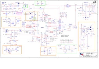 5
5
4
4
3
3
2
2
1
1
D D
C C
B B
A A
CSIN
6251_ICM
CSIN_1
CSIP_1
+DCIN+DCIN+DCIN+DCIN+DCIN+DCIN
CSON_1
6251_LGATE
+6251_VREF
CSOP
6251_BOOT
6251_VCOMP1
6251_CHLIM
+6251_VREF
6251_EN
CSOP_1
6251_UGATE
CSOP_1
CSON_1 CSON
CSIP
BATDIS_G
ACOK#
+6251_VDDACOK
6251_ACIN
6251_ACIN
BATDIS_G
+BATT
ACOK_IN
ACOK_IN
BATDIS_G
+VAD2
6251_PHASE
+6251_VDD
+6251_VDDP
+BATCHG
6251_ICOMP
SMC
SMD
6251_ACIN
6251_ACLIM
6251_VADJ
J1-1
ACOK#
J1-1JACK-LED
ACOK#
6251_CELLS
6251_ACIN
CC-SET 35
+DOCK_VA37
ACIN35
AD_AIR35
MAINON20,27,35,39,42,43
TEMP_MBAT 35
MBATV
MBCLK34,35
MBDATA34,35
D/C# 35
SYS_SHDN#5,38
3920_RST#5,35
AD_ID 35
SYS_I 35
+VA
+VIN
+VAD
+PRWSRC
+VH28
+DOCK_VA +VA
+VAD
+VAD2
+VAD2
+VH28
+VAD2
+VH28
+VAD2
+VAD2
+3VPCU
+6251_VDD
+6251_VDD
+VH28+VAD2
+BATCHG
+VAD +VAD
Size Document Number Rev
Date: Sheet of
Quanta Computer Inc.
PROJECT : QT8
NB5/RD5
CHARGER ( ISL6251) 1ACustom
44 45Tuesday, February 19, 2008
TOP DC_JACK
65W/90W
Setting the Vin
min to 11.42V
For ACSET
1.26V
Setting the Vin min to 15.88V
For EN = 1.06V
VADJ =
VERF >> 4.2V +5%
Float >> 4.2V
GND >> 4.2 -5%
V ACLIM = VREF *
(Rhi // 152K) / (Rhi // 152K + Rlow// 152K)
Input curretn = 2.9A (71.5K , 10K)
(0.05/Vref * Vaclim + 0.05 ) / Rsense
VREF=2.39V
VREF=5.075V
Charging Curret setting =
I chg = 165mV / Rsense * (Vchlim / 3.3V)
Input Current monitor
V icm = 19.9 * (Vcsip - Vcsin)
Close to AC soft start MOSFET
44
ONLY for 3S battery pack
CS27502FB11
65W
90W
ADP TYPE PR72 Value P/N
CS41022FB19
7.5K/F
102K/F
EC:11/05_SI
EC:11/05_SI
EC:11/05_SI
EC:11/05_SI
EC:SI2
For VAD noise
SI-2 modified -- EMI
PQ21
*2N7002E-G
3
2
1
PR135
*0_4
PC59
3300P/25VB_4
PR97
100_4
PR191
*2.2_8
PC125
*100P/50VA_4
PC24
*10U/25VD_1206
PC81
*1U/25VC_8
PR138
*47K_4
PD4
*UDZS5.6BTE-17
2 1
PR192
100K/F_4
PC129
2200P/50VB_4
PR139
*22K_4
PR112
0_4
PC21
*10U/10VD_8
+
-
PU7
*TL331
3
1
4
52
PC124
0.1U/50VB_6
PR108
10K_4
PR12
0_6
PQ16
*2N7002E-G
3
2
1
PQ49
SI4800BDY
36
5
7
8
2
4
1
PC77
2.2U/6.3VC_6
12
PR62
*100K/F_4
12
PR67
4.7_6
PR110 20_4
PC31
10U/25VD_1206
PC62
100P/50VA_4
PC145
0.01U/50VB_4
PD13
SW1010CPT
2 1
PQ15
PDTA124EU
13
2
PR85
100K_4
PR202
14K/F_4
PL4
HI0805R800R_5A/08
PR145
*10K_4
PD8
S10P40CPT/40V/10A
2
1
3
PC190
.1U/50V_6
12
PC91
*0.1U/50VB_6
PR115 20_4
PR77 100K_4
PC95
*0.1U/50VB_6
PR72
7.5K/F_4
PD15
*UDZS5.6BTE-17
21
PC138
1U/25VC_8
PC99
*0.01U/50VB_4
PR132
12.4K/F_4
PR137
*100_4
PR127
*1M_4
PQ2
2N7002E-G
3
2
1
PC130
0.1U/50VB_6
PC69
0.047U/25VB_4
12
PC61
0.1U/50VB_6
PD6 SW1010CPT
PR122 100K/F_4
PD2
UDZS5.6BTE-17
21
PR130
12.4K/F_4
PC198
0.1U/50VB_6
PL2
HI0805R800R-00/5A_8
PR126
10_6
PC200 1000P/50V_4
PC193
0.01U/50V_6
12
PC156
0.1U/50VB_6
PR107
20_4
PQ17
*2N7002E-G
3
2
1
PC192
1U/50V_6
12
PR140
*200K_4
PC50
100P/50VA_4
PC71
0.01U/50VB_4
12
PU13
P2805
GND2
NC4
VIN1
D_CAP 5
PG 6
CN3
CP7
Vout 8
PR86
1_6
PR120
7.15K/F_6
PR42
*0_4
PQ19
*2N7002E-G
3
2
1
PC12
0.01U/50VB_4
PC43
4.7U/6.3VC_6
12
PD16
*CHN217PT3
1
2
PR190
100_4
PR102
2_6
PD19
*SW1010CPT
PL5
10UH/4.4A_10
PQ6
FDS6679AZ
8
7
6
54
3
2
1
PC191
.1U/50V_6
12
PQ20
*2SB1197K
13
2
PC82
0.1U/10VC_4
PL1
HI0805R800R-00/5A_8
PR144
*47K_4
PD5
*CH501H-40PT L-F
PR11
10K_6
PR134
15K_4
PD11
SW1010CPT
PC80
1U/25VC_8
PC147
10U/25VD/1206
PD14
*CH501H-40PTL-F
21
PQ40
SI4800BDY
36
5
7
8
2
4
1
PC199
0.1U/50VB_6
PR63
*100K/F_4
12
PR61
RC7520WT-R020
21
PR146
*680K/F_6
PR227
22_6 PR143
*10K_4
PQ11
IMD2
3
2
16
5
4
PL3
HI0805R800R_5A/08 CN23
BP07061-BA015
1 133
44
55
66
77
2 2
9 9
10 10
8 8
11 11
12 12
PR128
100K/F_4
PU4
ISL6251A
CELLS4
ICM7
CHLIM9
CSIP19
CSIN20
VDDP15
VRFE8
CSON22
CSOP21
EN3
ICOMP5
VCOMP6
LGATE 14
ACPRN23
ACLIM 10
VADJ 11
GND 12
PGND 13
ACSET2
DCIN24
VDD1
UGATE 17
PHASE 18
BOOT 16
PD20
S10P40CPT/40V/10A
2
1
3
PR131
75K/F_4
PR136
*200K_4
PR199
RL3720WT-R020
2
2P
1
1P
PR203
100K/F_4
PR35
330_4
PR133
10K_4
PR14
10K/F_4
PQ18
2N7002E-G
3
2
1
PC64
6800P/25VB_4
12
PR201
470_4 PTC
PC52
0.1U/50VB_6
PR141
*200K_4
PD7
CH501H-40PT L-F
21
PR34
330_4
PC78
0.1U/10VC_4
PR59
*100K/F_4
12
PC92
*220P/50VB_4
PQ22
*IMZ2
3
2
16
5
4
PC148
10U/25VD/1206
PR142
*100K_4
PR68
10K/F_4
PD12
CH501H-40PT L-F
2 1
CN3
DC-IN CONN
1
2
6
53
4
9
10
PQ45
IRFR3707ZCTRPBF
1
4 3
PQ1
*PDTC144EU
13
2
PD3
UDZS5.6BTE-17
21
 