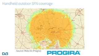 Handheld outdoor SFN coverage
Source: Mats Ek (Progira)
 