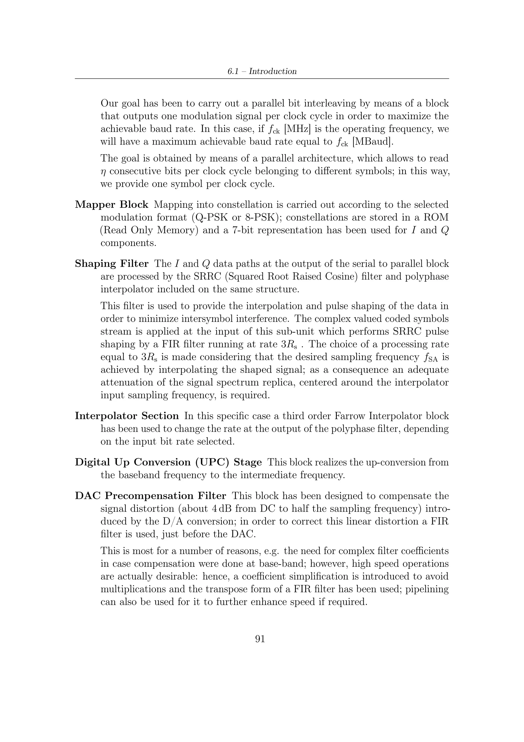6 – Preliminary Laboratory Test of DVB-S2 TX Section




      Figure 6.1: TX Section Architecture


                        92
 