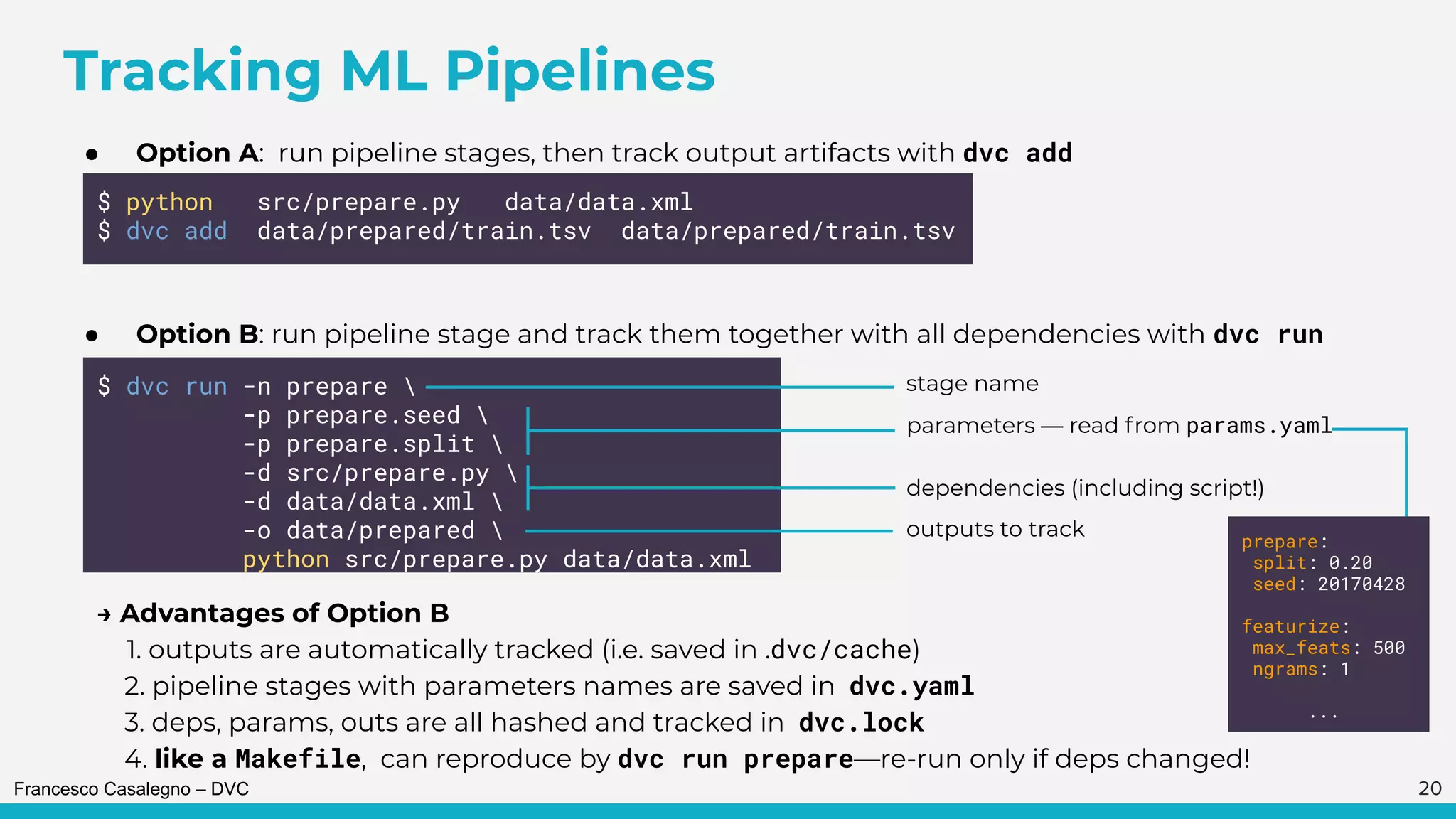DVC - Git-like Data Version Control for Machine Learning projects | PDF ...